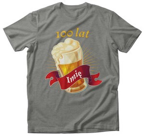 Koszulka urodzinowa PIWO + Twoje imię!