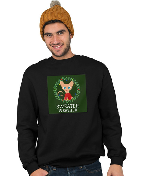 Bluza z naszywką Sweater weather