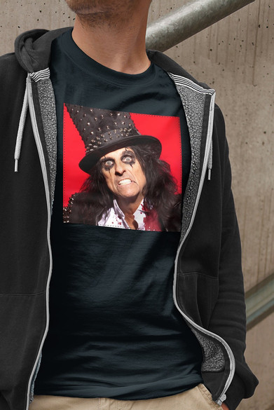 Koszulka z naszywką Alice Cooper