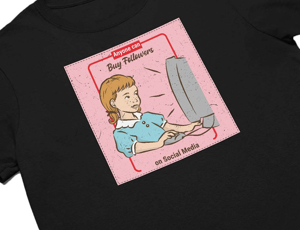 Koszulka z naszywką Enyone can...