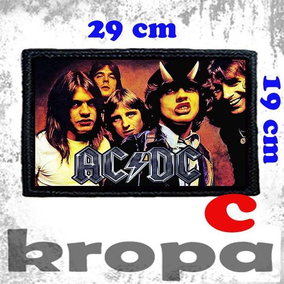 Naszywka duża na ubranie AC/DC