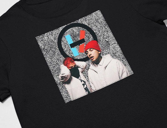 Koszulka z naszywką Twenty One Pilots 07