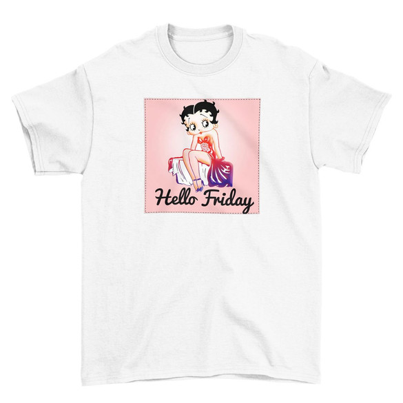 Koszulka z naszywką Hello Friday