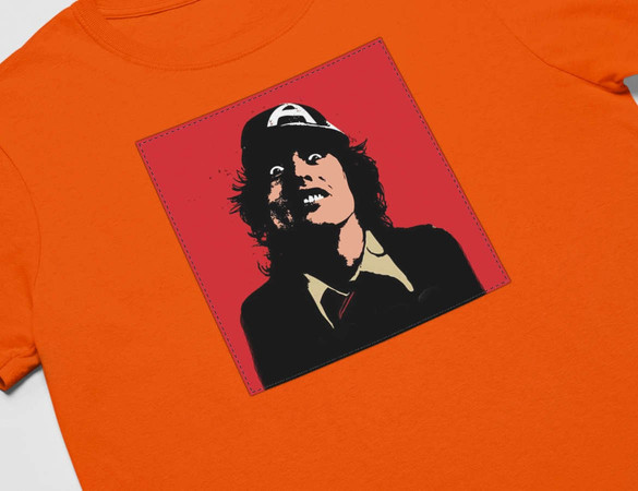 Koszulka z naszywką AC/DC Angus Young