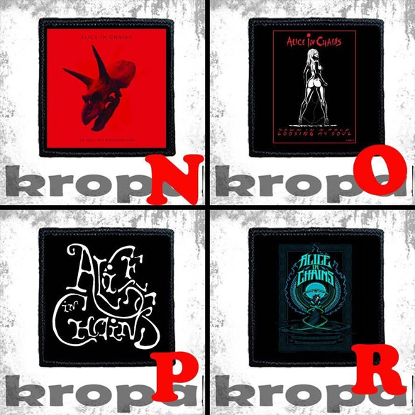 Naszywka ALICE IN CHAINS 10 x 10 cm  Dużo Wzorów!