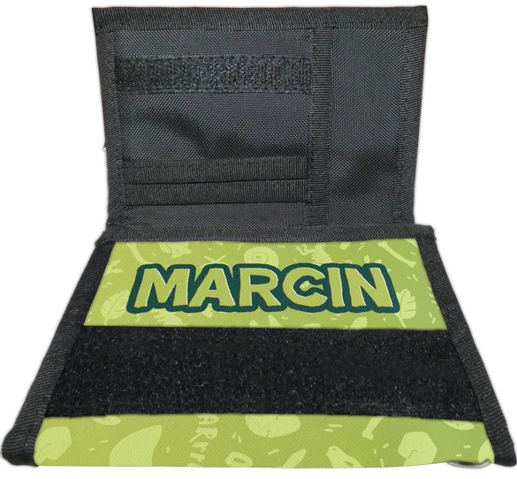 Portfel Dinozaury różne - z imieniem dziecka