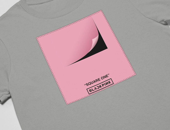 Koszulka z naszywką BlackPink Square one