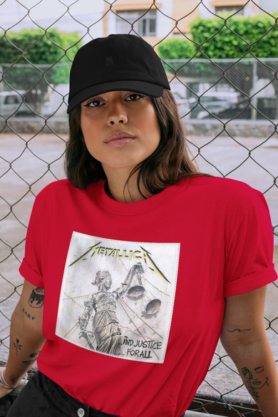 Koszulka z naszywką Metallica And Just