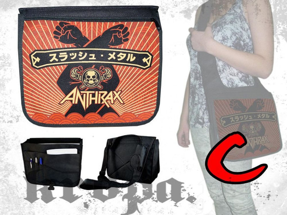 Torba szkolna na ramię ANTHRAX