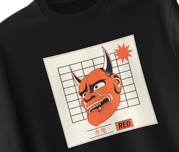 Bluza z naszywką Red devil