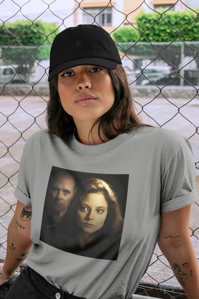 Koszulka z naszywką Milczenie owiec 01