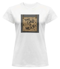 Bluzka damska z naszywką The end is near
