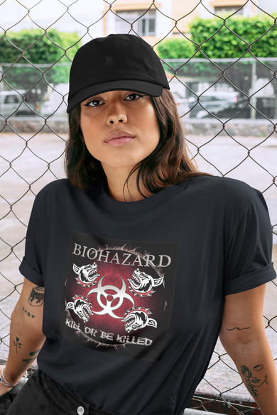 Koszulka z naszywką Biohazard 03