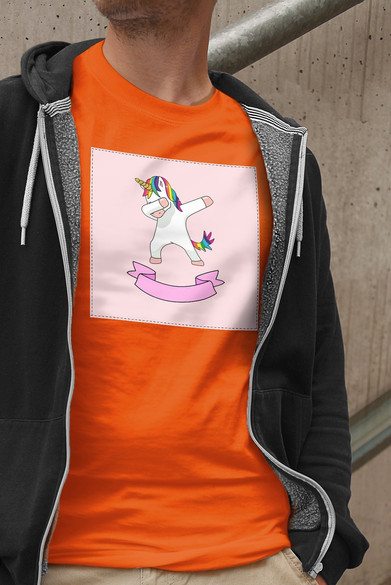 Koszulka z naszywką Unicorne 05