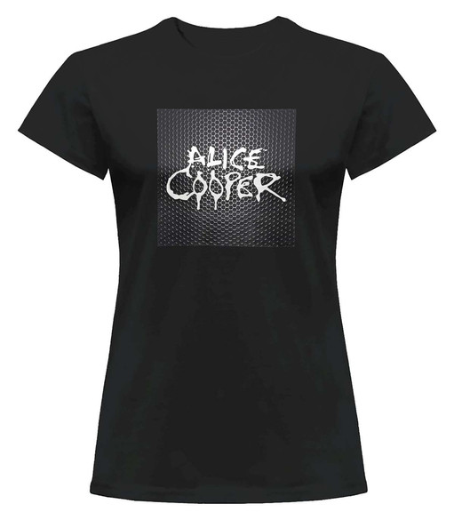 Bluzka damska z naszywką Alice Cooper logo
