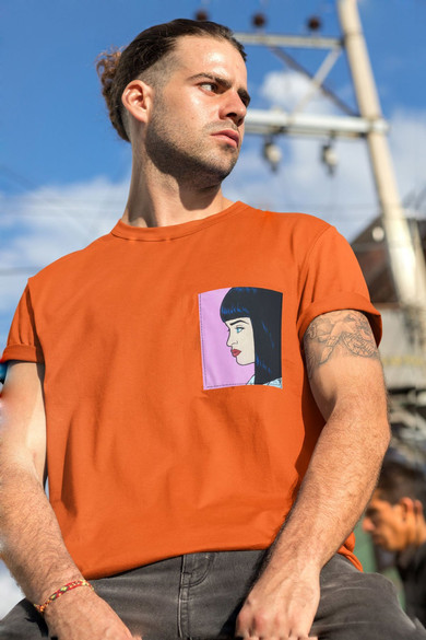 Koszulka z kieszonką PULP FICTION MIA