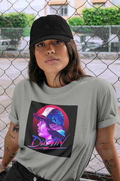 Koszulka z naszywką Stranger Things Dustin