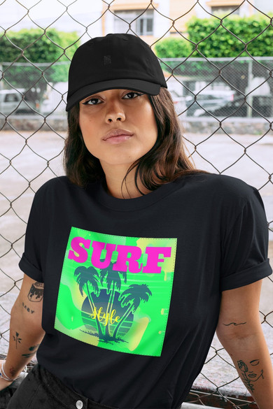 Koszulka z naszywką Surf