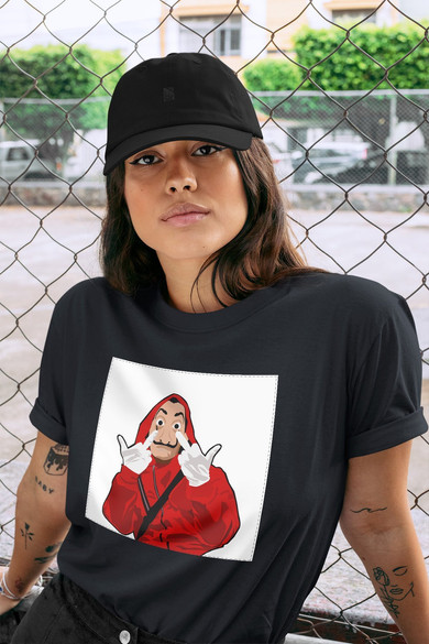 Koszulka z naszywką Dom z papieru 03