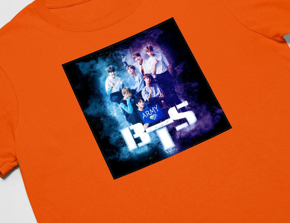 Koszulka z naszywką BTS Army 01