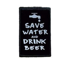 Naszywka SAVE WATER AND DRINK BEER