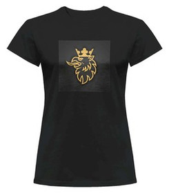 Bluzka damska z naszywką Scania logo gold