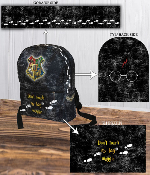 Plecak Szkolny Harry Potter Wzory! FullPrint!