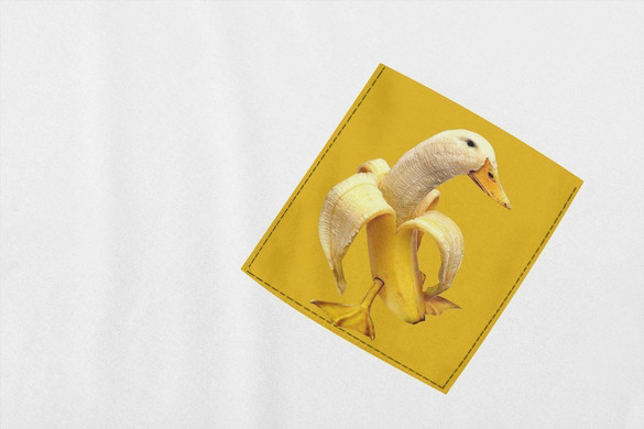 Koszulka z kieszonką BANANA DUCK