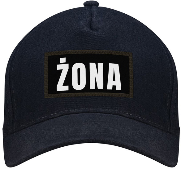 Czapka ŻONA bejsbolówka z naszywką