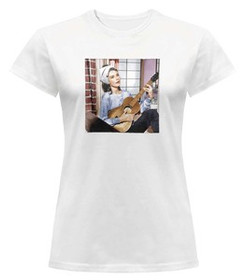 Bluzka damska z naszywką Audrey Hepburn 01