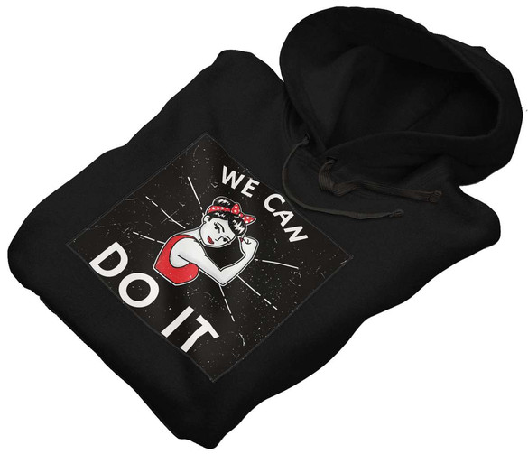 Bluza z naszywką We Can Do It