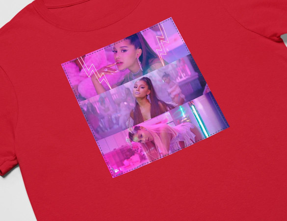 Koszulka z naszywką ARIANA GRANDE 03