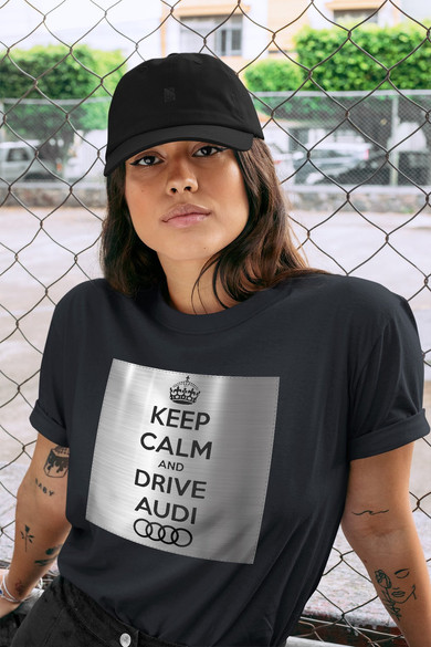 Koszulka z naszywką Audi Keep Calm
