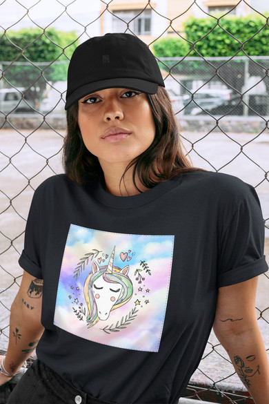 Koszulka z naszywką Unicorne 01