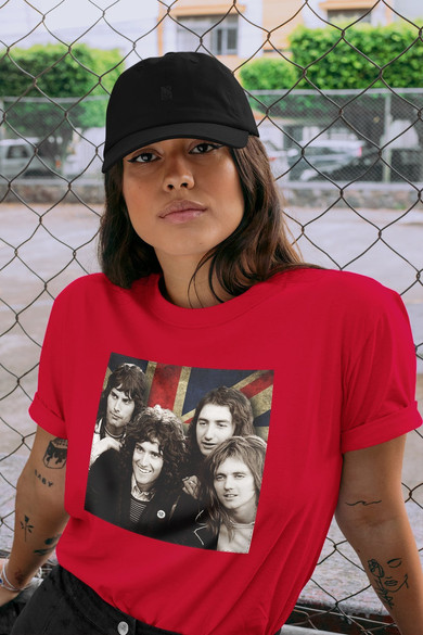 Koszulka z naszywką Queen Zespół