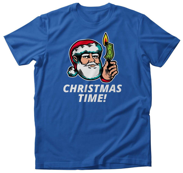 Koszulka świąteczna śmieszna św. Mikołaj