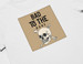 Koszulka z naszywką Skull : Bad to the...