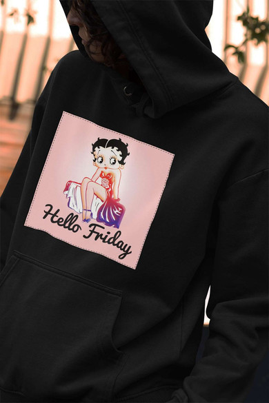 Bluza z naszywką Hello Friday