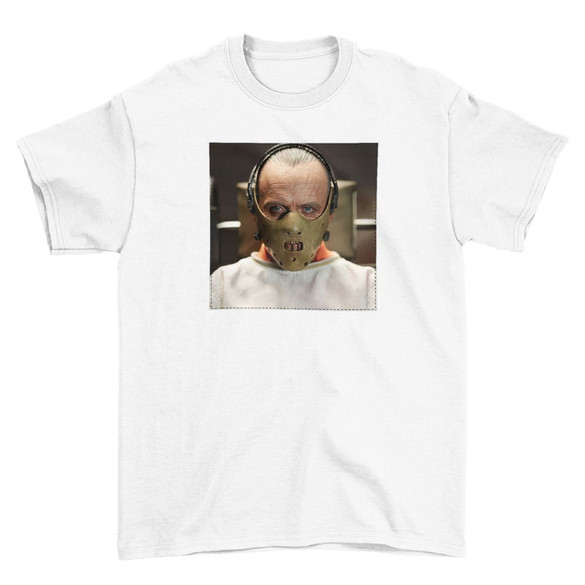 Koszulka z naszywką Hannibal Lecter
