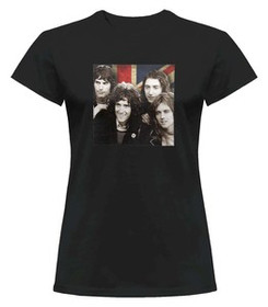 Bluzka damska z naszywką Queen Zespół