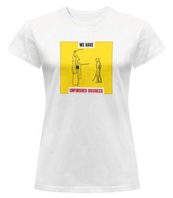 Bluzka damska z naszywką We have unfinished ...