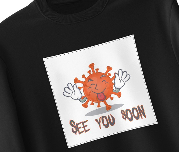 Bluza z naszywką See You Soon