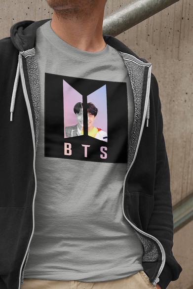 Koszulka z naszywką BTS J-HOPE