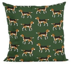 Poduszka pies, piesek beagle wzorek