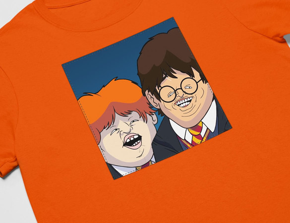 Koszulka z naszywką  Harry Potter parody