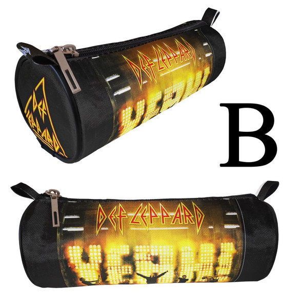DEF LEPPARD Piórnik szkolny tuba WZORY