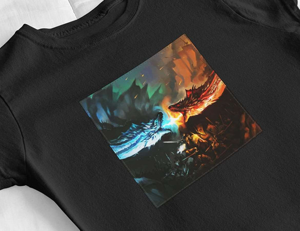 Bluzka damska z naszywką Game of Thrones dragon