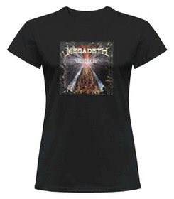 Bluzka damska z naszywką Megadeth Endgame