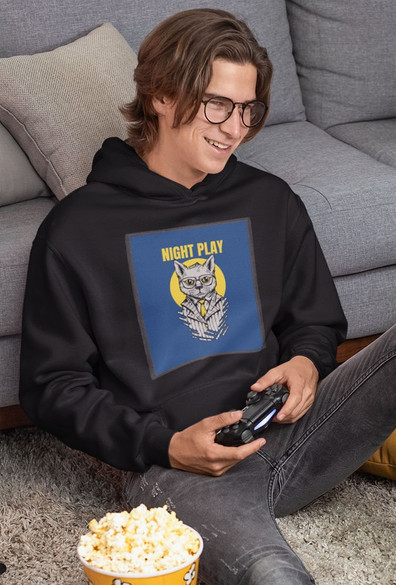 Bluza z naszywką 1 NIGHT PLAY