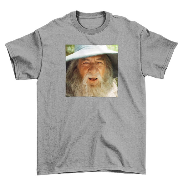 Koszulka z naszywką Gandalf smile